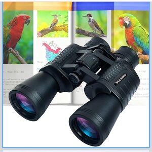 NWT Wulakeo High Powered Binoculars Adult Compact Waterproof Low Light Black